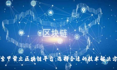 探索甲骨文区块链平台：选择合适的技术解决方案